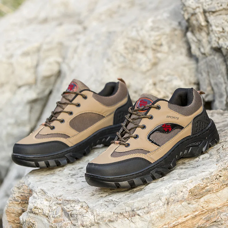 Мужская походная обувь 2021, весенне-осенняя кожаная обувь для защиты труда, противоскользящая спортивная мужская обувь на открытом воздухе
Мужская походная обувь 2021, весенне-осенняя кожаная обувь для защиты труда, противоскользящая спортивная мужская обувь на открытом воздухе