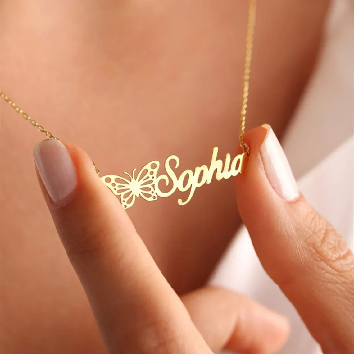 Custom Name Necklaces For Women Personalized Name Necklace With Heart Butterfly Choker Stainlesss Steel Wedding Jewelry Gift Bff
Custom Name Necklaces For Women Personalized Name Necklace With Heart Butterfly Choker Stainlesss Steel Wedding Jewelry Gift Bff