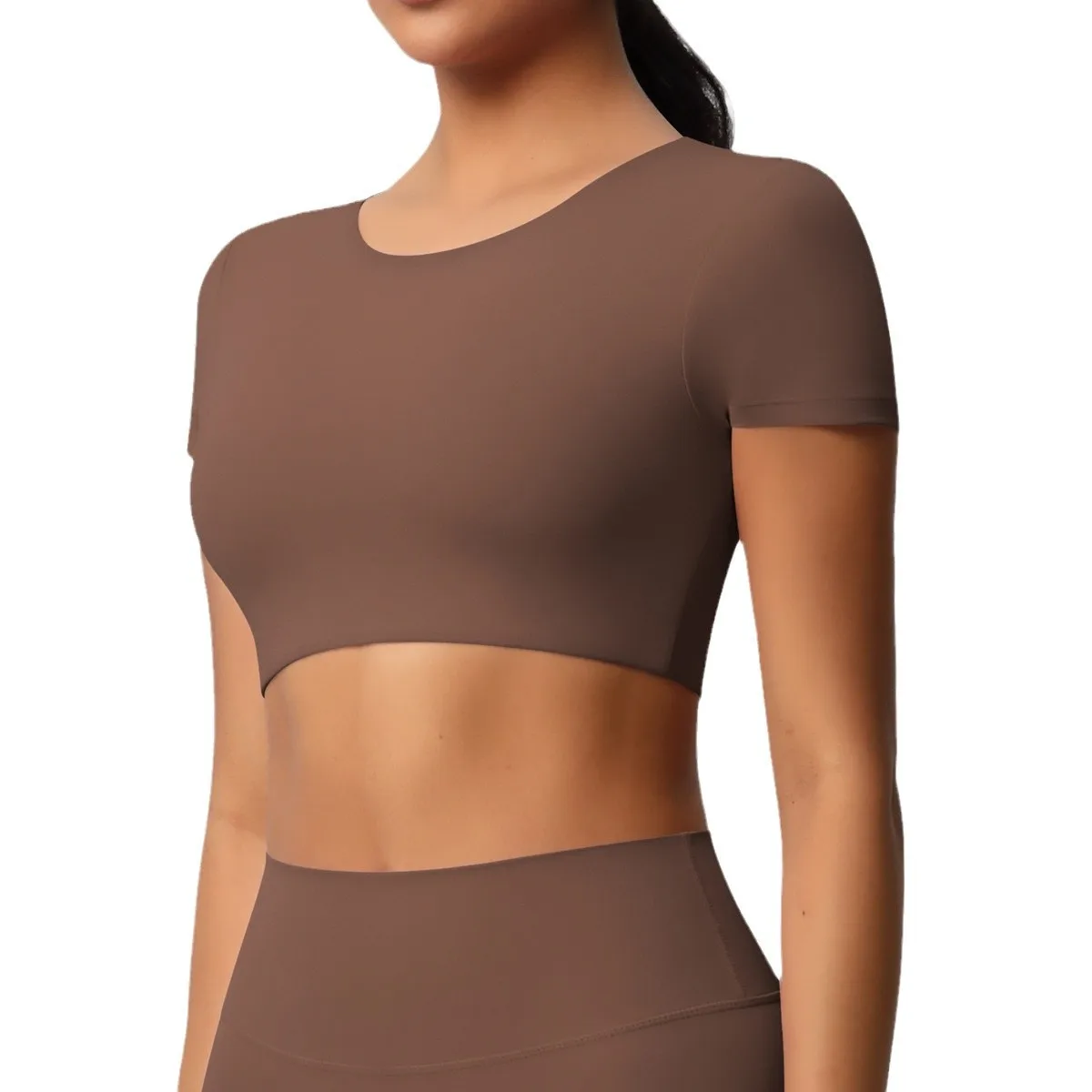 Yoga Top Sports T-shirt Women Fitness Workout Short Sleeve Running Gym Push Up Back Hollow Out Activewear
Yoga Top Sports T-shirt Women Fitness Workout Short Sleeve Running Gym Push Up Back Hollow Out Activewear
