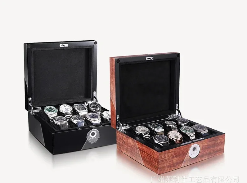 Pear Blossom Wood Watch Storage Box Watch Display Box Fingerprint Lock Watch Box
Pear Blossom Wood Watch Storage Box Watch Display Box Fingerprint Lock Watch Box