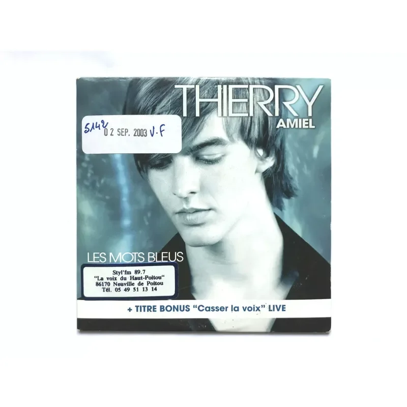 Spot Thierry Amiel Les Mots Bleu Single CD Genuine for Thierry Amiel
Spot Thierry Amiel Les Mots Bleu Single CD Genuine for Thierry Amiel