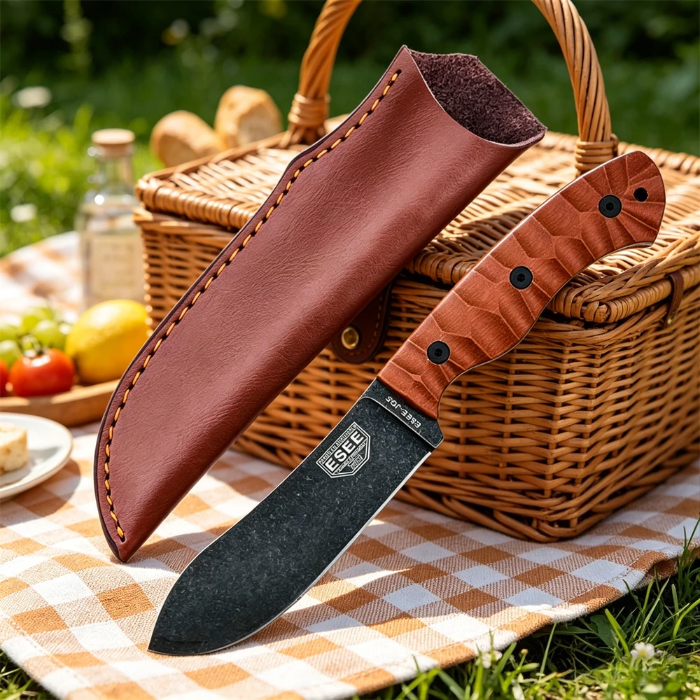 ESEE JG5 LM Fixed Blade with Nessmuk Edge, Durable G10 Handle, Includes Leather Sheath Outdoor Camping Hunting Knife for Gift
ESEE JG5 LM Fixed Blade with Nessmuk Edge, Durable G10 Handle, Includes Leather Sheath Outdoor Camping Hunting Knife for Gift