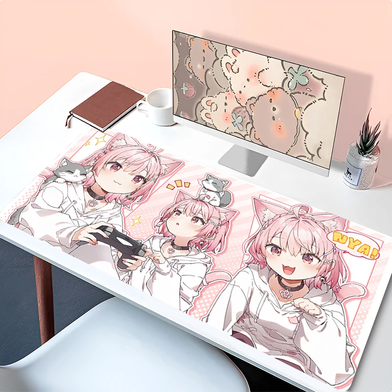 Mouse Pad Office Laptop Kawaii HD Print Pink Mousepad PC Gaming Accessories Keyboard Pad Cat Ears Anime Girl Extended Desk Mat
Mouse Pad Office Laptop Kawaii HD Print Pink Mousepad PC Gaming Accessories Keyboard Pad Cat Ears Anime Girl Extended Desk Mat