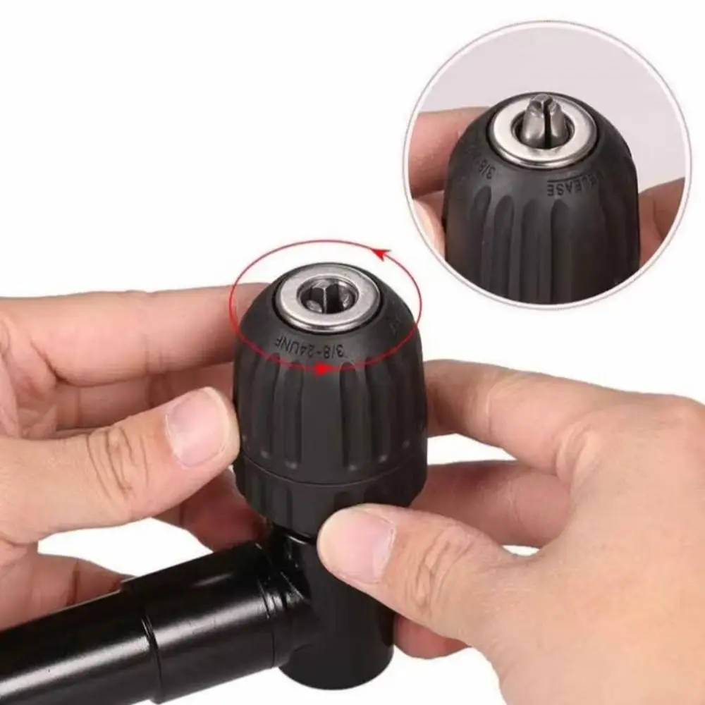 Угловой адаптер 90 градусов, профессиональный угловой насадка-удлинитель для дрели, насадка для беспроводной дрели, черный
Угловой адаптер 90 градусов, профессиональный угловой насадка-удлинитель для дрели, насадка для беспроводной дрели, черный