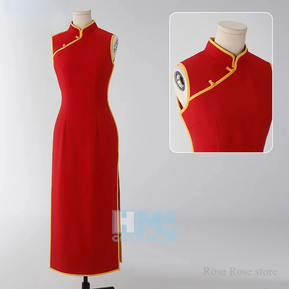 Japanese Anime women Kagura cosplay slim skirt Chinese cheongsam gown red fitting dress
Japanese Anime women Kagura cosplay slim skirt Chinese cheongsam gown red fitting dress