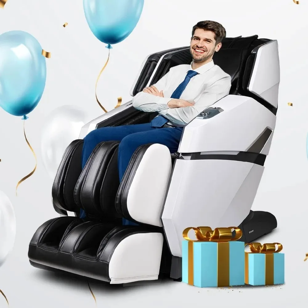 SL-Track Zero Gravity Full Body Massage Chair, Lumbar & Calf Heating, Bluetooth Speaker, Full Body Airbag Compression
SL-Track Zero Gravity Full Body Massage Chair, Lumbar & Calf Heating, Bluetooth Speaker, Full Body Airbag Compression