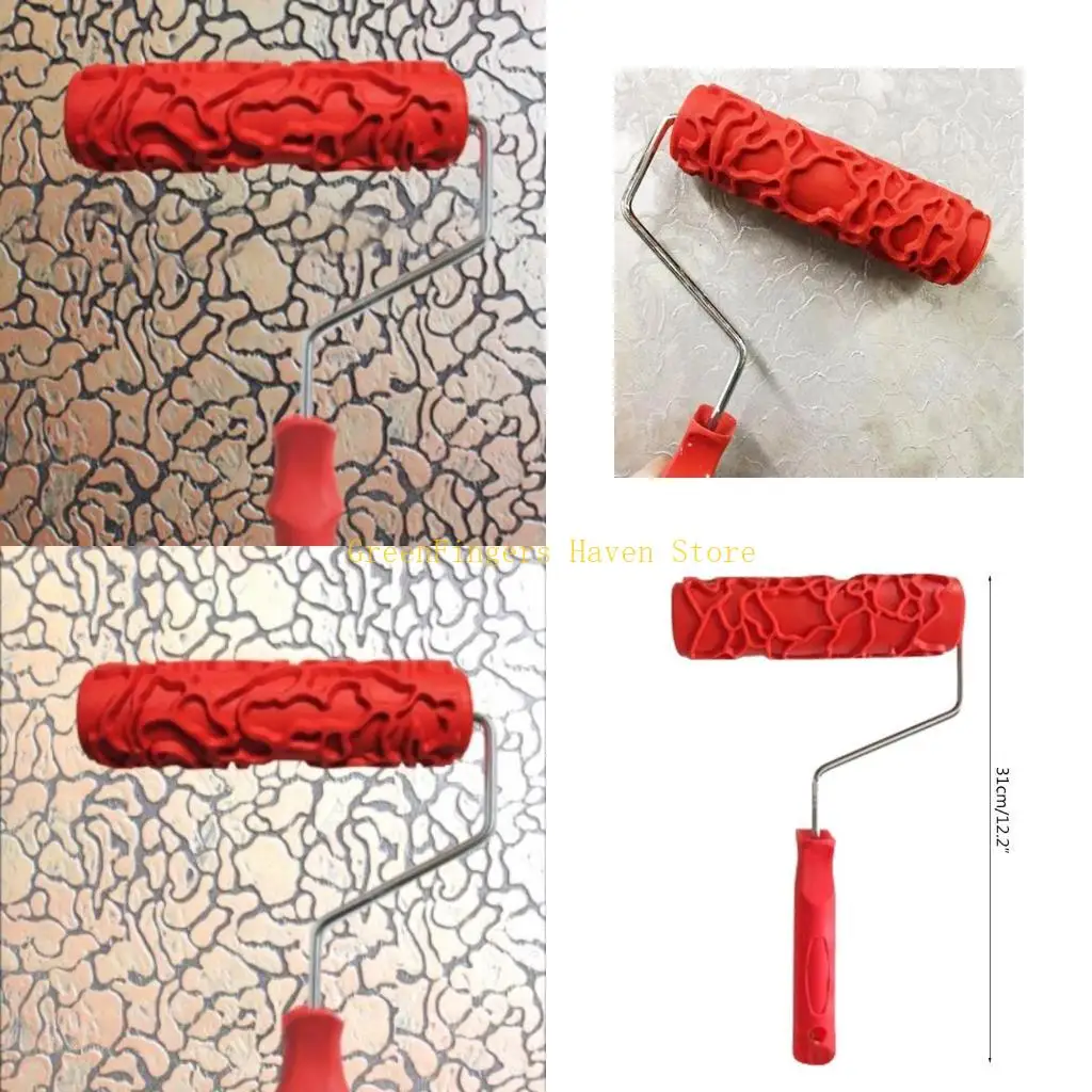 F68D Practical 7'' Decorative Paint Roller Wall Rubber Embossed Texture Painting Tool
F68D Practical 7'' Decorative Paint Roller Wall Rubber Embossed Texture Painting Tool