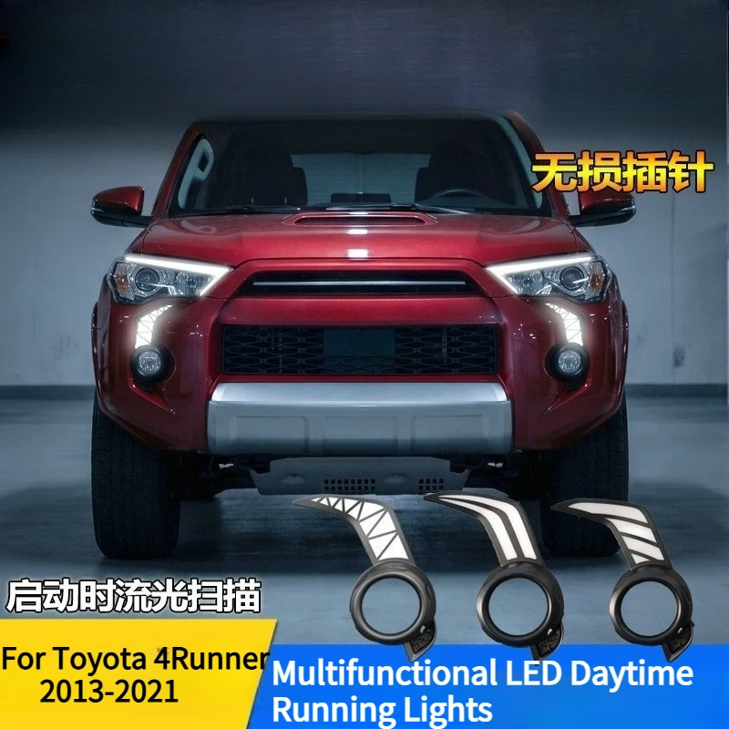 For Toyota 4Runner 2013-2021 Daytime Running Light Modified LED Daytime Driving Light Decorative Car Accessories
For Toyota 4Runner 2013-2021 Daytime Running Light Modified LED Daytime Driving Light Decorative Car Accessories
