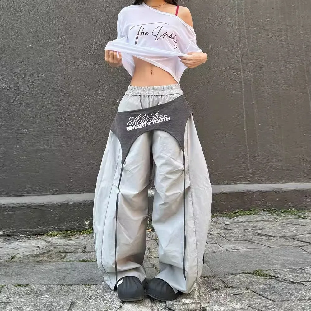 2025 American Hotgirl Colorblock Tie-Up Silhouette Pants Loose Baggy Wide Leg Hip-Hop Street Casual Trousers cargo pants women
2025 American Hotgirl Colorblock Tie-Up Silhouette Pants Loose Baggy Wide Leg Hip-Hop Street Casual Trousers cargo pants women