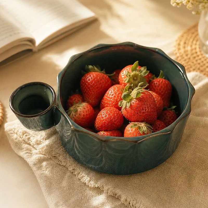 Ceramic Fruit Cleaning Basin Double-channel Fruit Drain Basket Multi-functional Berry Dehydrator Kitchen Utensils and Gadgets
Ceramic Fruit Cleaning Basin Double-channel Fruit Drain Basket Multi-functional Berry Dehydrator Kitchen Utensils and Gadgets