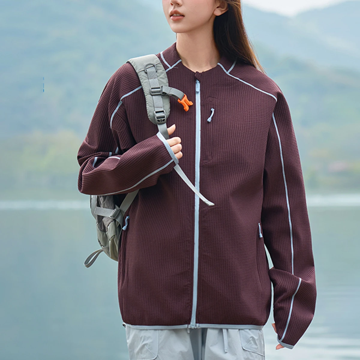 2026 New Breathable Contrast Color Stitching Zip-up Jacket, Casual Outdoor Jacket with Chest Zipper Pocket for Daily Commute
2026 New Breathable Contrast Color Stitching Zip-up Jacket, Casual Outdoor Jacket with Chest Zipper Pocket for Daily Commute