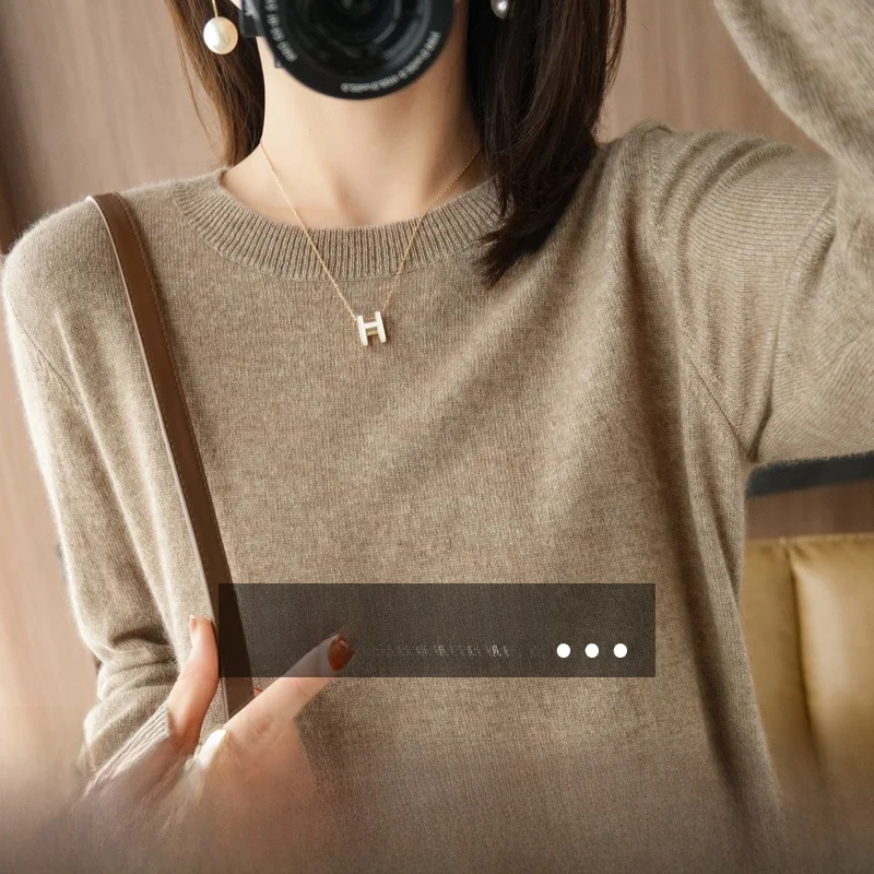 Slim Fit round Ne Knitted Wool Sweater Long Sve Women's Top Layered Base Layer plus Size Illusory Thinn Autumn Winter...
Slim Fit round Ne Knitted Wool Sweater Long Sve Women's Top Layered Base Layer plus Size Illusory Thinn Autumn Winter...