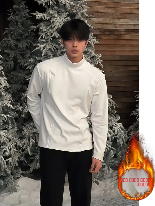 White American Deconstructed Half High Collar Men's Sweatshirt Autumn Winter Fleece Thickened Velvet Base Shirt Shoulder-Leng...
White American Deconstructed Half High Collar Men's Sweatshirt Autumn Winter Fleece Thickened Velvet Base Shirt Shoulder-Leng...