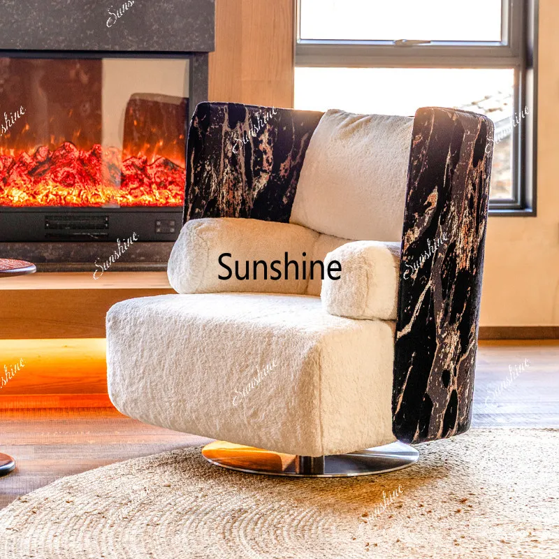 French retro leisure chair single sofa
French retro leisure chair single sofa