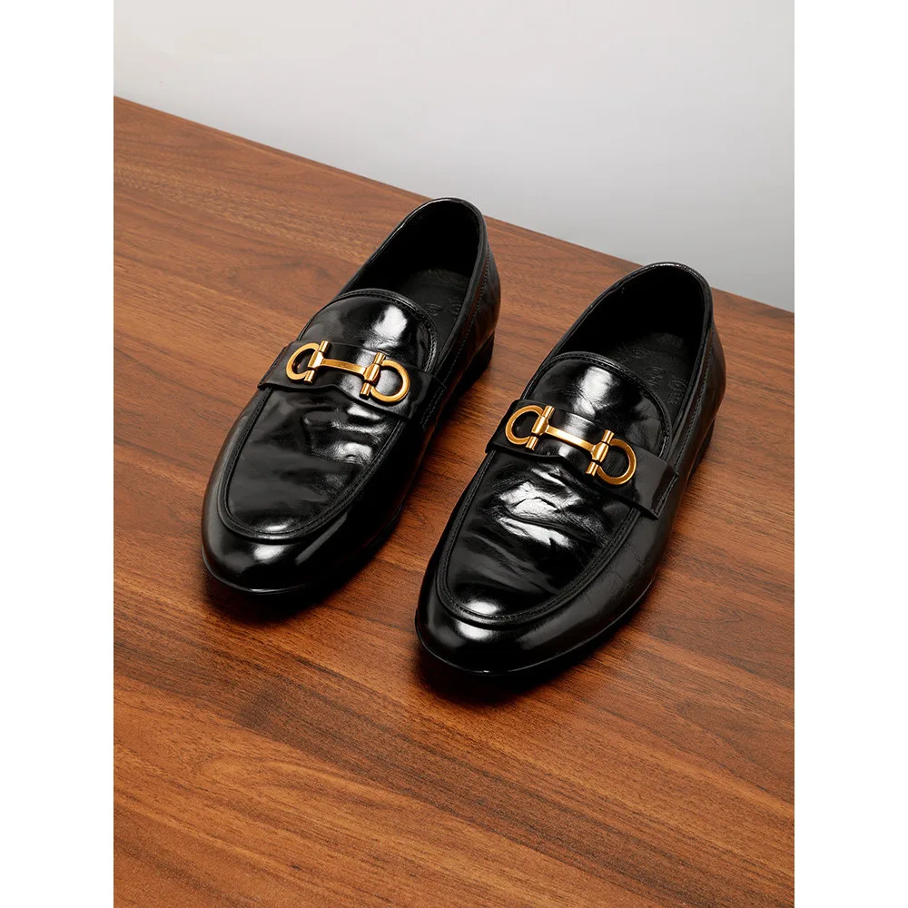 Men's Vintage Loafers Genuine Cowhide Leather Slip on Lazy Moccasins Breathable Soft Casual Summer Shoes
Men's Vintage Loafers Genuine Cowhide Leather Slip on Lazy Moccasins Breathable Soft Casual Summer Shoes
