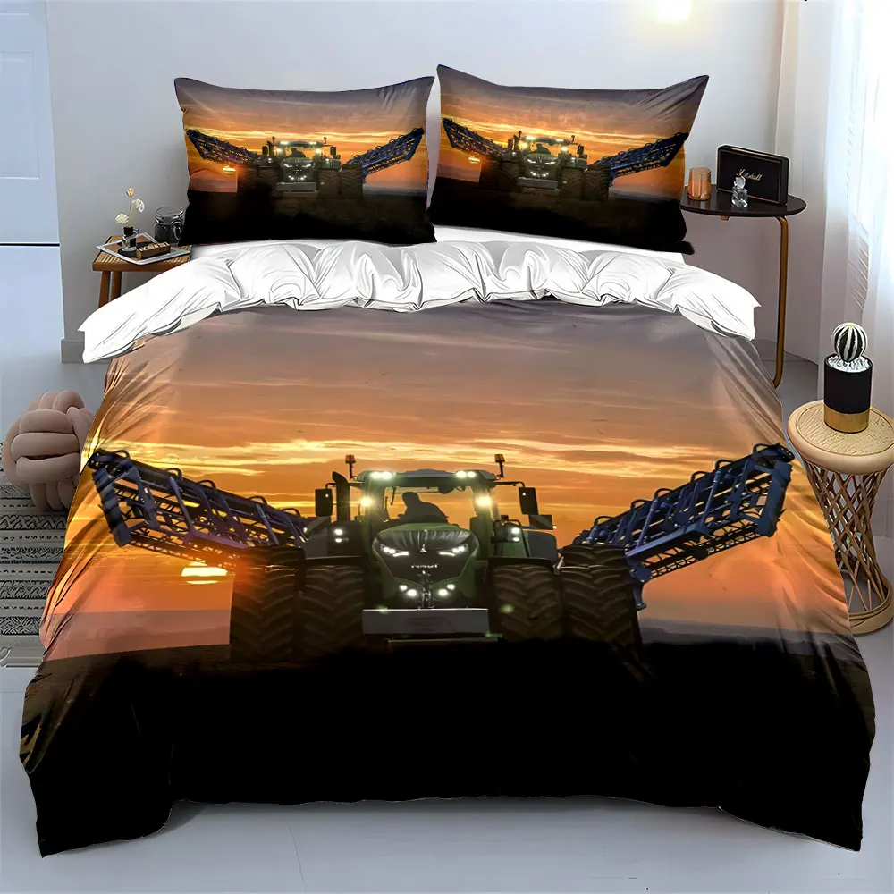 Tractor with sunset field Print Soft Comfortable Duvet Cover Bedding Set Included 1*Duvet Cover 2*Pillowcases Luxury Gift
Tractor with sunset field Print Soft Comfortable Duvet Cover Bedding Set Included 1*Duvet Cover 2*Pillowcases Luxury Gift