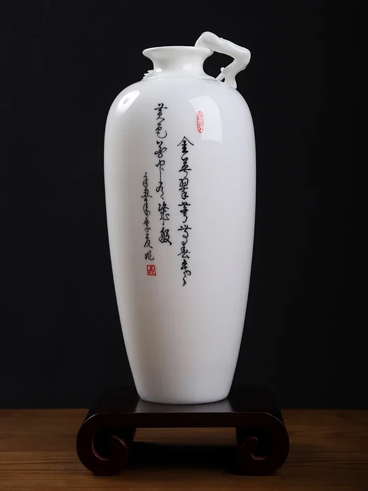 Vase Decoration Blanc De Chine Traditional Crafts Kneading Craft Handmade Vase Decoration
Vase Decoration Blanc De Chine Traditional Crafts Kneading Craft Handmade Vase Decoration