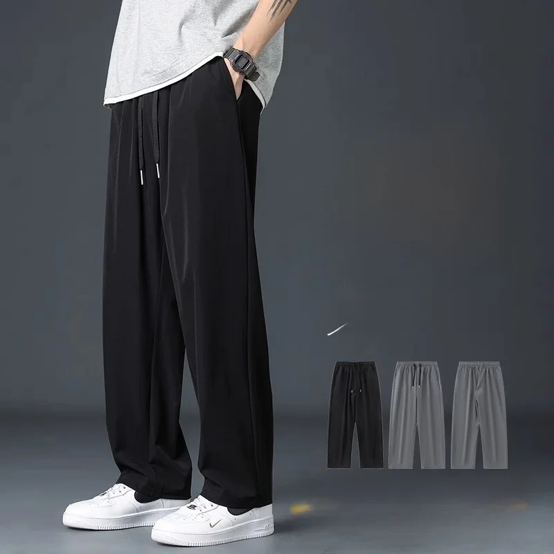 Men's Ice Silk Thin Sport Pants Quick Dry Non-Magnetic Workwear Summer Cool Feeling Casual Trousers for Office And Labor
Men's Ice Silk Thin Sport Pants Quick Dry Non-Magnetic Workwear Summer Cool Feeling Casual Trousers for Office And Labor