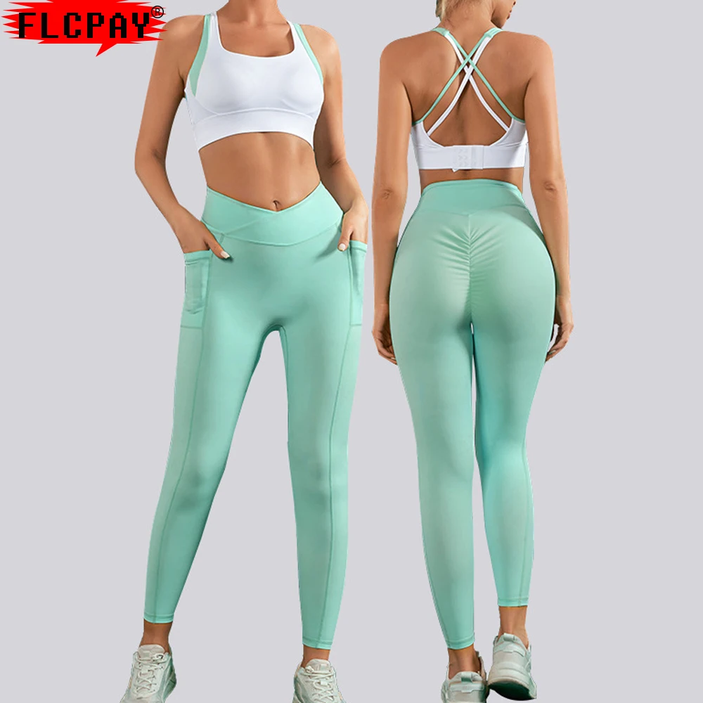Women's Seamless Yoga Suit Two-Piece Sexy Tight-Fitting Bra High-Waist Fitness Hip Lifting Pants Push-Up Running Motion Suit
Women's Seamless Yoga Suit Two-Piece Sexy Tight-Fitting Bra High-Waist Fitness Hip Lifting Pants Push-Up Running Motion Suit