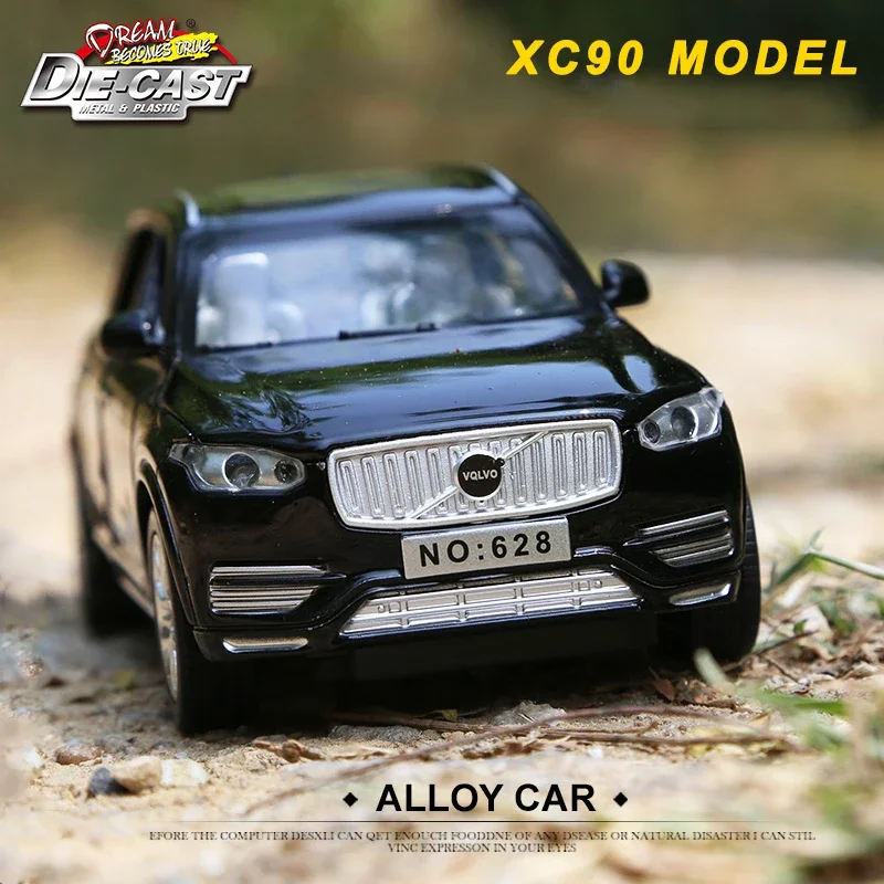 Diecast 1:32 Scale Metal Car Model VOlVQ XC90, Boys/Kids Toys With 6 Openable Doors/Pull Back Function/Music/Gift Box
Diecast 1:32 Scale Metal Car Model VOlVQ XC90, Boys/Kids Toys With 6 Openable Doors/Pull Back Function/Music/Gift Box