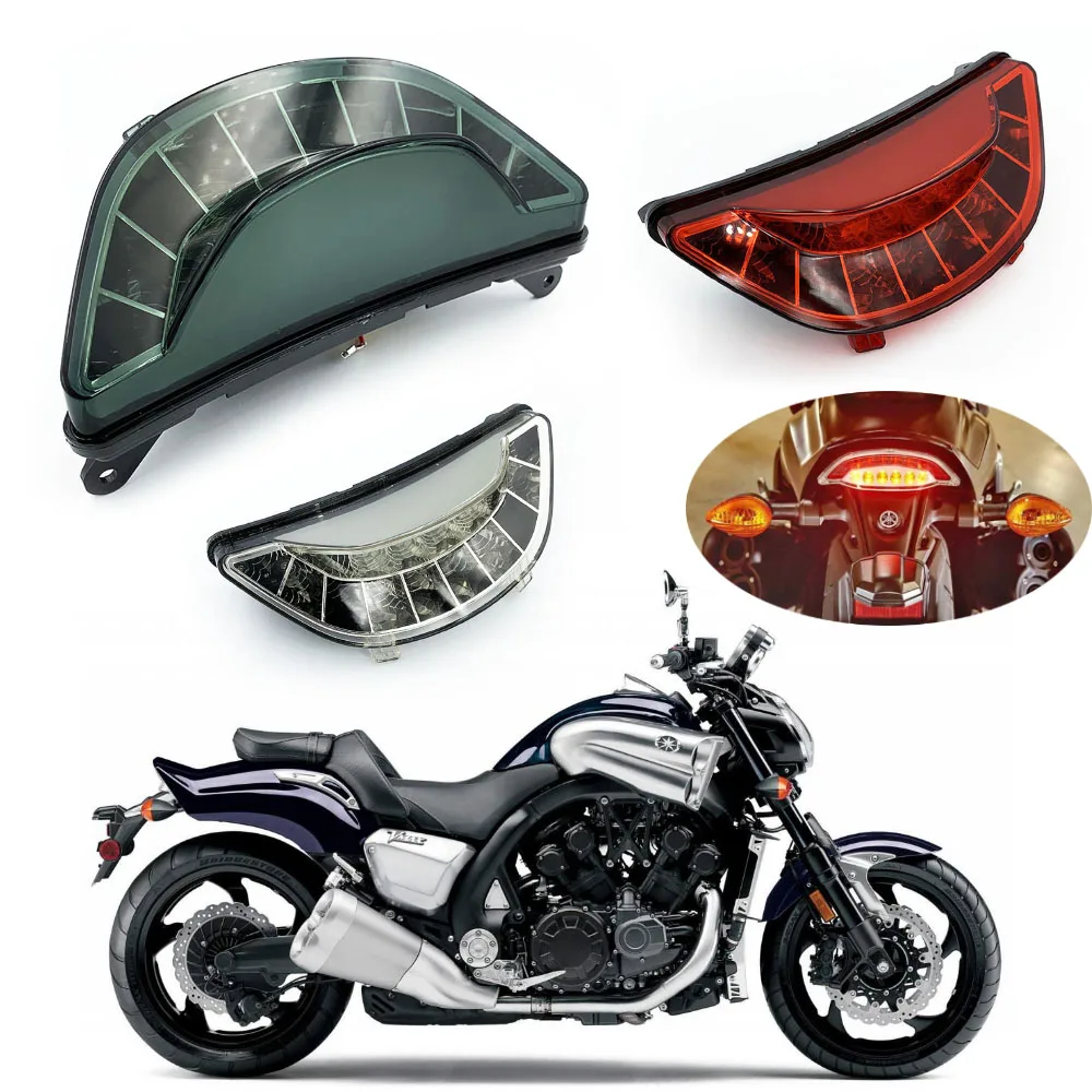 Motorcycle Turn Signal Light Integrated LED Rear Taillight For Yamaha V-max V max 1700 2009 2010 2011 2012 2013 Smoke
Motorcycle Turn Signal Light Integrated LED Rear Taillight For Yamaha V-max V max 1700 2009 2010 2011 2012 2013 Smoke