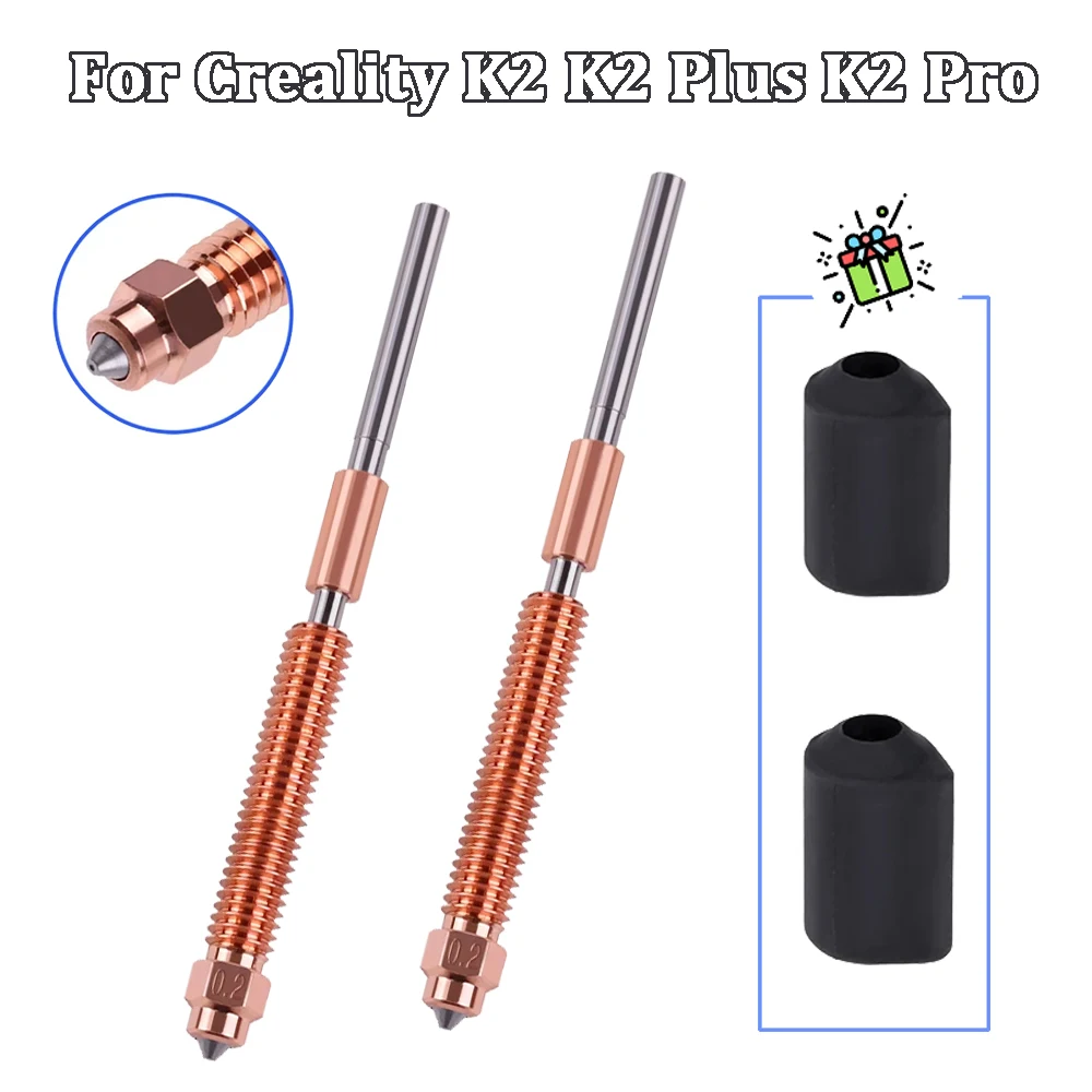 Unicorn Hardened Steel Nozzle for Creality K2/K2 Plus/K2Pro, All-Metal Quick-Swap Creality Hi Hotend Nozzles Upgrade 0.2mm/0.4mm
Unicorn Hardened Steel Nozzle for Creality K2/K2 Plus/K2Pro, All-Metal Quick-Swap Creality Hi Hotend Nozzles Upgrade 0.2mm/0.4mm
