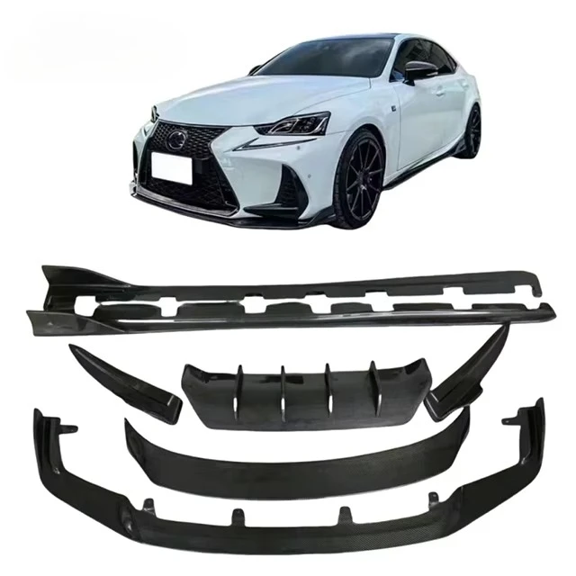 For Lexus IS 350 300 Carbon Fiber Body Kit Upgrade ART Style Front Lip Rear Diffuser Side Skirts Spoiler
For Lexus IS 350 300 Carbon Fiber Body Kit Upgrade ART Style Front Lip Rear Diffuser Side Skirts Spoiler