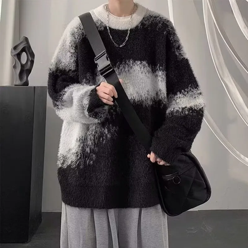 Men's Casual round Ne Knitwear Striped Inner Wear T-irt Lazy Loose Fit Autumn Winter New Sle Outerwear Polyester Blend
Men's Casual round Ne Knitwear Striped Inner Wear T-irt Lazy Loose Fit Autumn Winter New Sle Outerwear Polyester Blend