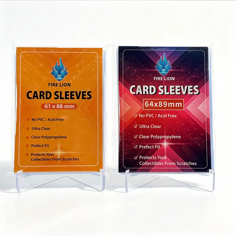 100PCS Clear Inner Card Sleeves Standard Size 64×89mm / Japanese Size 61×88mm Soft Protective Sleeves for TCG Trading Cards
100PCS Clear Inner Card Sleeves Standard Size 64×89mm / Japanese Size 61×88mm Soft Protective Sleeves for TCG Trading Cards