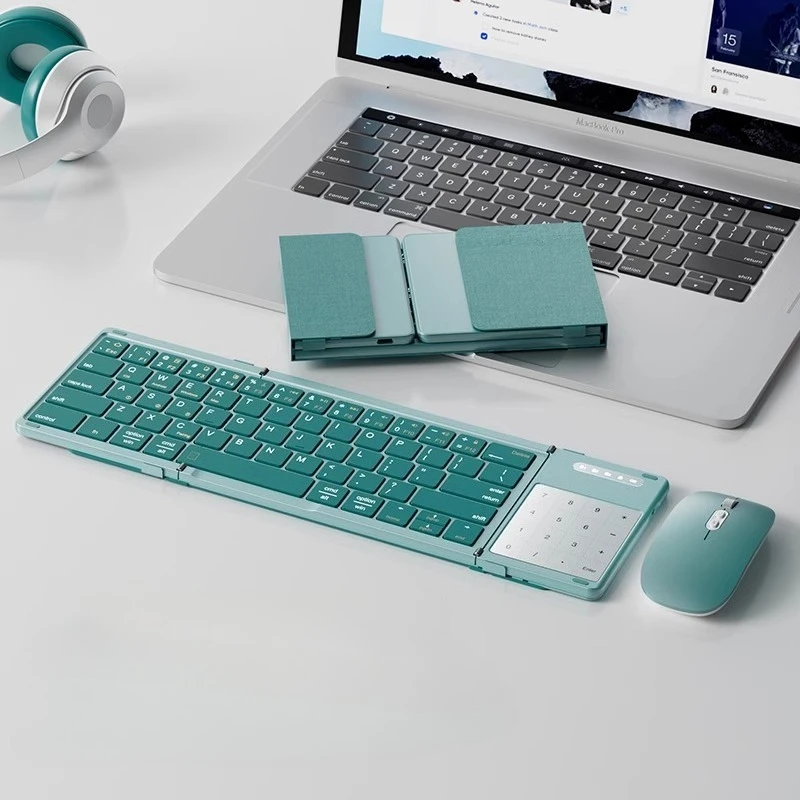 Portable Keyboard Folded, 104 Keys Folded Keyboard for Cellphone Supporting iOS, Android, Windows, PC
Portable Keyboard Folded, 104 Keys Folded Keyboard for Cellphone Supporting iOS, Android, Windows, PC