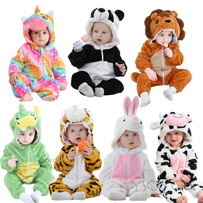 Baby Cartoon Romper Newborn Infant Clothing Boy Girl Pajamas Animal Onesies Jumpsuit Licorne Panda Costume Winter Baby Rompers
Baby Cartoon Romper Newborn Infant Clothing Boy Girl Pajamas Animal Onesies Jumpsuit Licorne Panda Costume Winter Baby Rompers