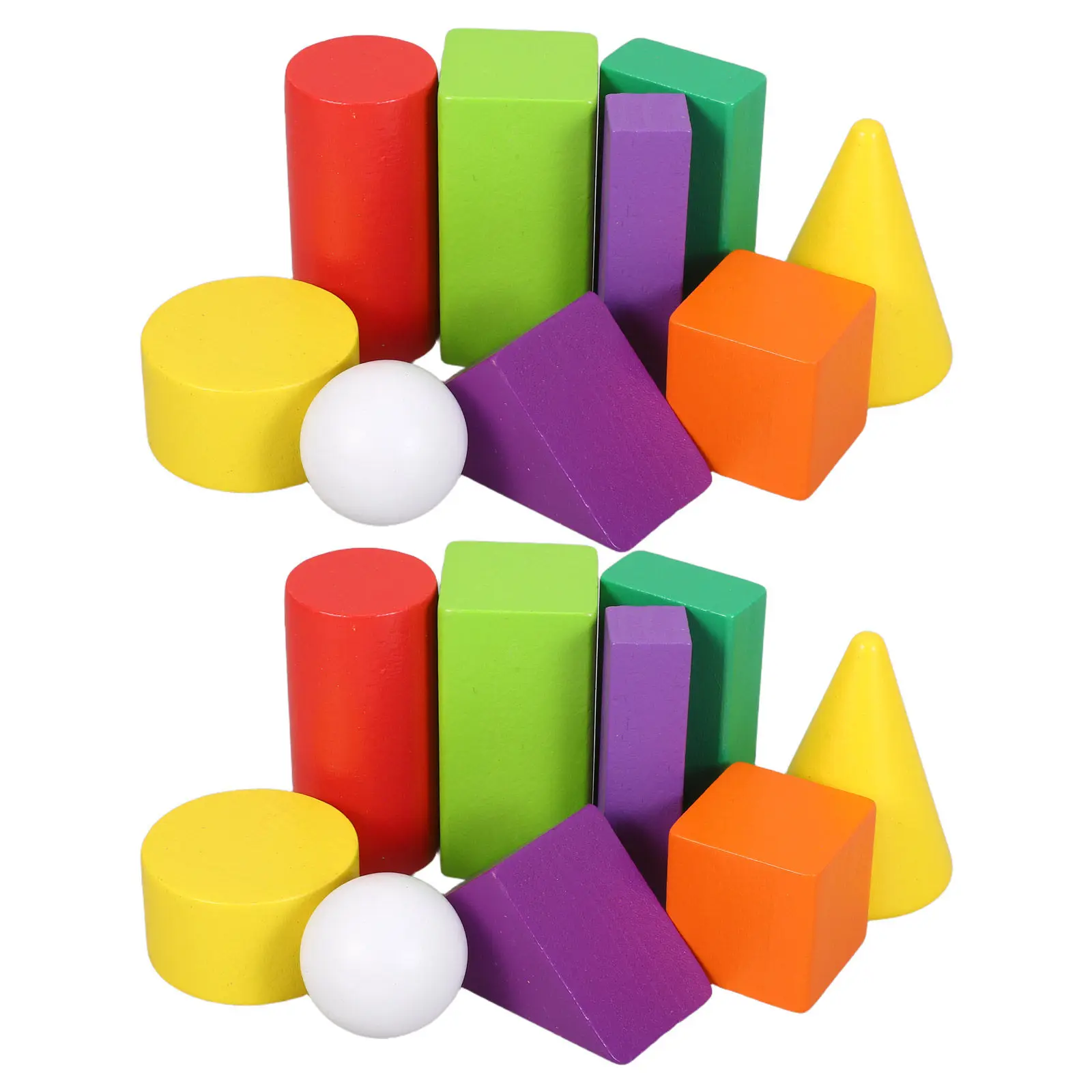 32Pcs Geometric Shapes Wooden Blocks Multicolor Cognitive Learning Early Childhood Educational Building Set for Home School
32Pcs Geometric Shapes Wooden Blocks Multicolor Cognitive Learning Early Childhood Educational Building Set for Home School