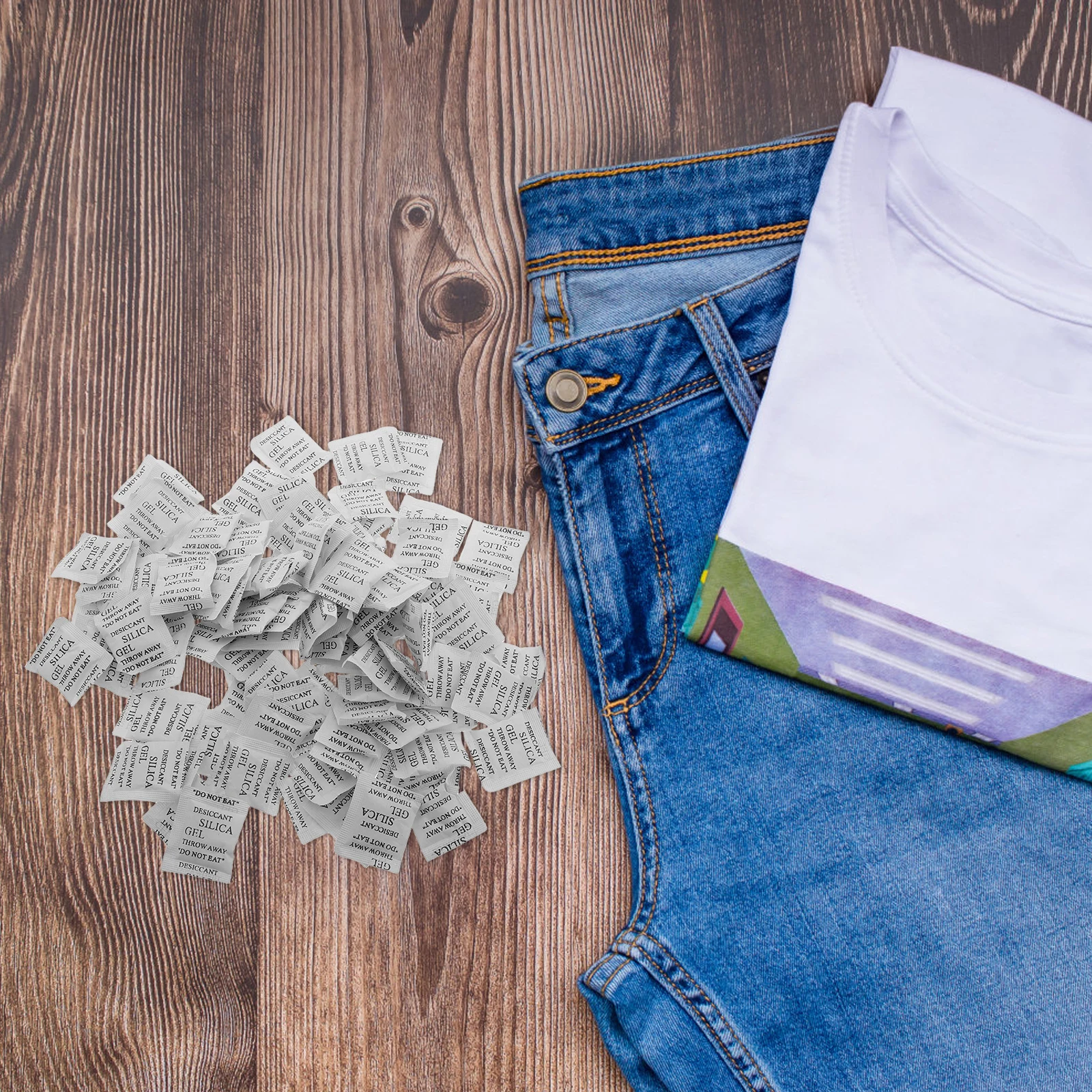 100pcs Silica Gel Packets 2G Food Safe Moisture Absorbers Dehumidify Storage Containers Shoes Clothes Jewelry Books Reusable
100pcs Silica Gel Packets 2G Food Safe Moisture Absorbers Dehumidify Storage Containers Shoes Clothes Jewelry Books Reusable