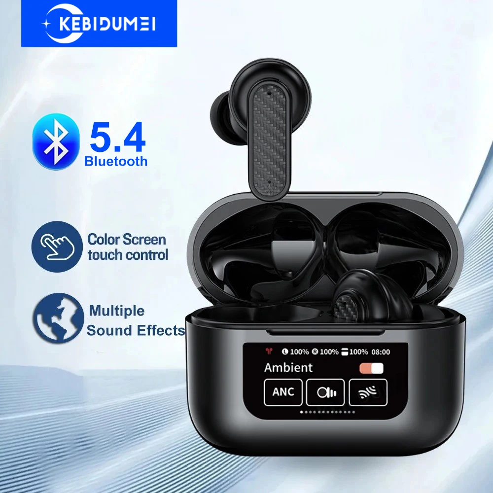 Bluetooth 5.4 Earphones Color Screen Touch Control Headsets Wireless Headphones HiFi Stereo Noise Reduction Super Bass Earbuds
Bluetooth 5.4 Earphones Color Screen Touch Control Headsets Wireless Headphones HiFi Stereo Noise Reduction Super Bass Earbuds