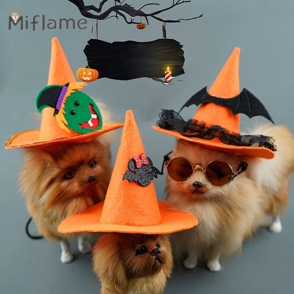 Miflame Pet Halloween Hat Pomeranian Yorkies Creative Pumpkin Headwear Small Dog Devil Spider Hat 2023 New Cats Dogs Accessories
Miflame Pet Halloween Hat Pomeranian Yorkies Creative Pumpkin Headwear Small Dog Devil Spider Hat 2023 New Cats Dogs Accessories
