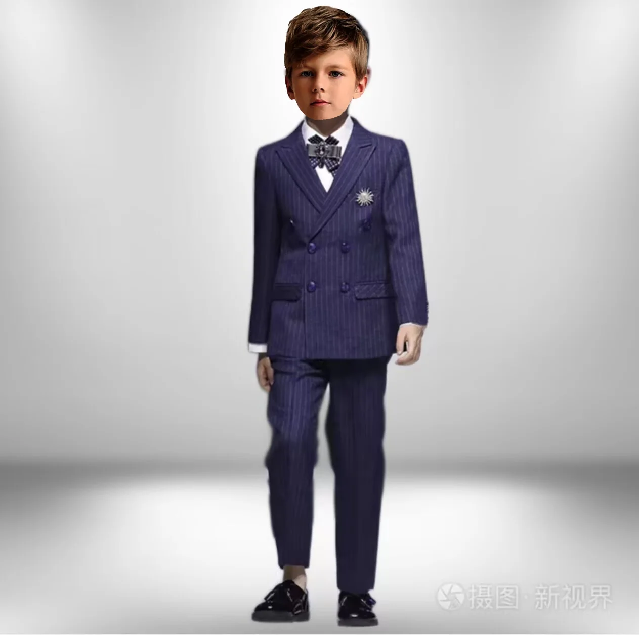 Boy Suits Costume 2 Pieces Child Jacket Sets Striped Vest Pant Flower Boys Formal Party Suit Kids Wedding Suit Tuxedo
Boy Suits Costume 2 Pieces Child Jacket Sets Striped Vest Pant Flower Boys Formal Party Suit Kids Wedding Suit Tuxedo