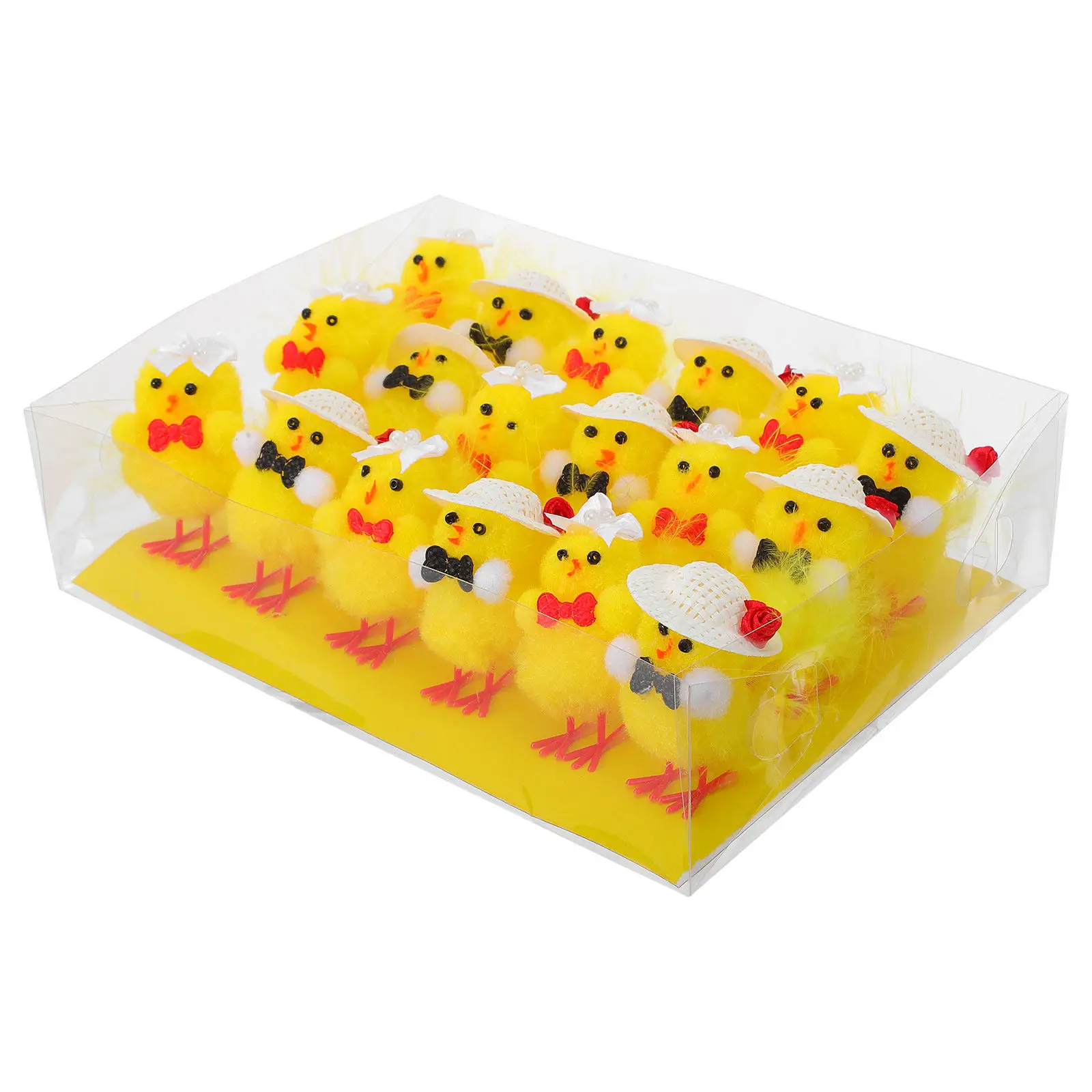 24Pcs Mini Chicks Adorable Easter Chick Design Realistic Animal Party Favors for Suitable for Easter Decorations
24Pcs Mini Chicks Adorable Easter Chick Design Realistic Animal Party Favors for Suitable for Easter Decorations