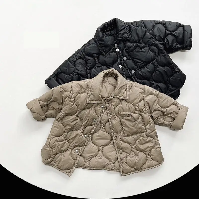 Winter New Children Long Sleeve Lapel Shirts Coat Kids Windproof Jacket Toddler Padded Jacket Boys Girls Thick Warm Clothes
Winter New Children Long Sleeve Lapel Shirts Coat Kids Windproof Jacket Toddler Padded Jacket Boys Girls Thick Warm Clothes