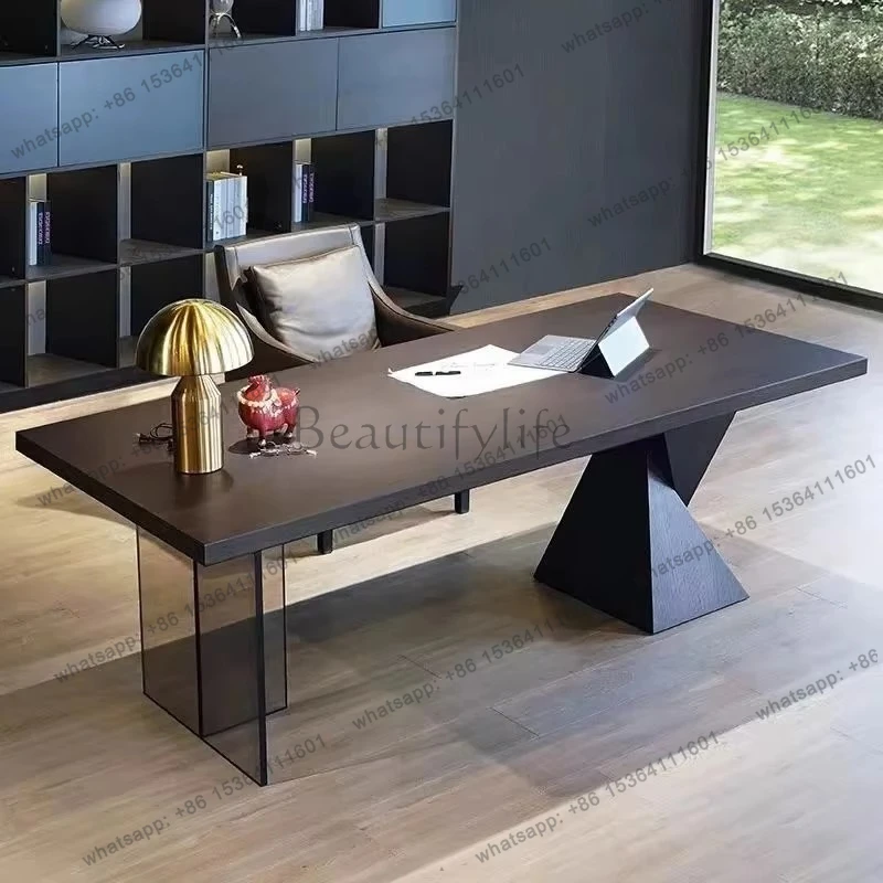 Wood Aesthetic Office Desk Organizer Designer Black Standing Computer Desk Specialty Commercial Mesa De Escritorio Furniture
Wood Aesthetic Office Desk Organizer Designer Black Standing Computer Desk Specialty Commercial Mesa De Escritorio Furniture