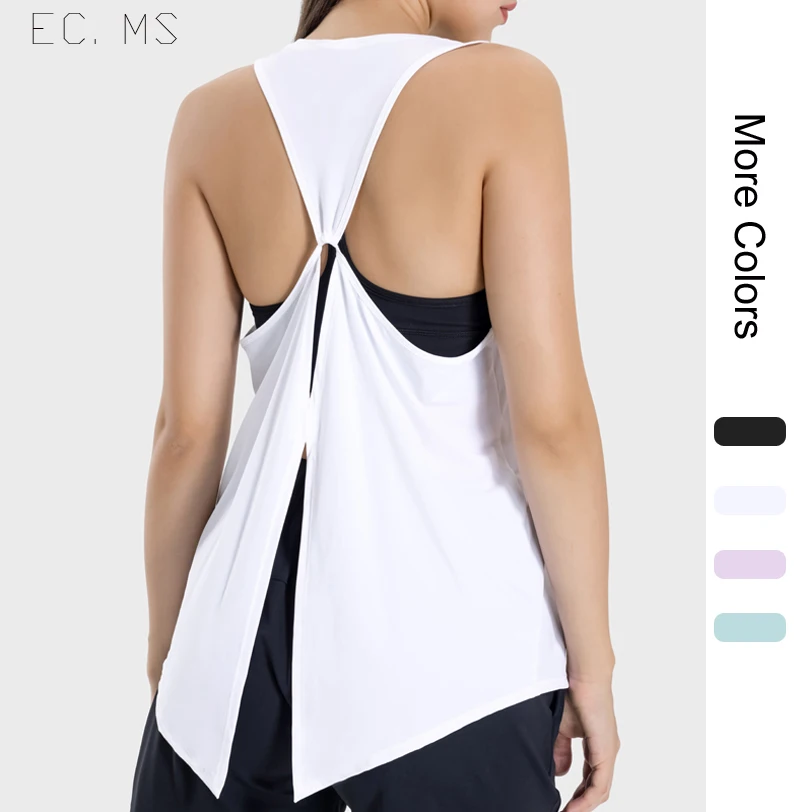 Women Sport Overclothes Quick Dry Sleeveless Yoga Shirts Hollow Out Fork Knot Exercise Daily Tops Fitness Outerwears
Women Sport Overclothes Quick Dry Sleeveless Yoga Shirts Hollow Out Fork Knot Exercise Daily Tops Fitness Outerwears