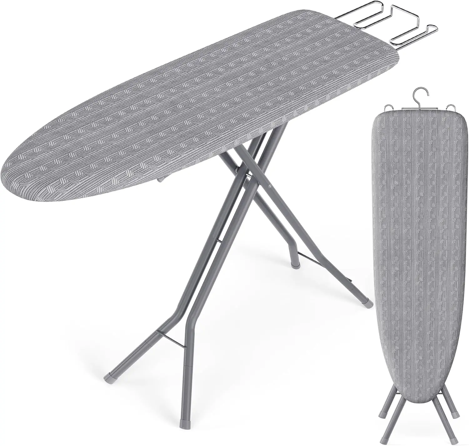 Foldable Ironing Board with Adjustable Height, 4-Layer Cover, and Sturdy X-Legs for Home Use
Foldable Ironing Board with Adjustable Height, 4-Layer Cover, and Sturdy X-Legs for Home Use