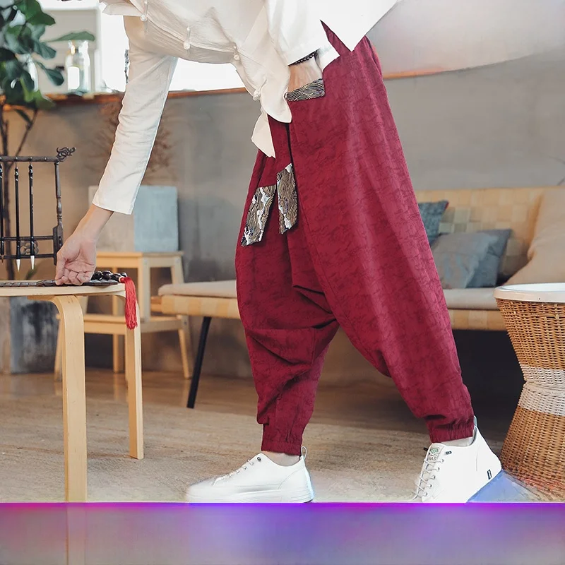 Мужские брюки для тай-чи из хлопка и льна большого размера, осенне-зимние, свободные, широкие, фасона «фонарь», для занятий боевыми искусствами, длинные
Мужские брюки для тай-чи из хлопка и льна большого размера, осенне-зимние, свободные, широкие, фасона «фонарь», для занятий боевыми искусствами, длинные