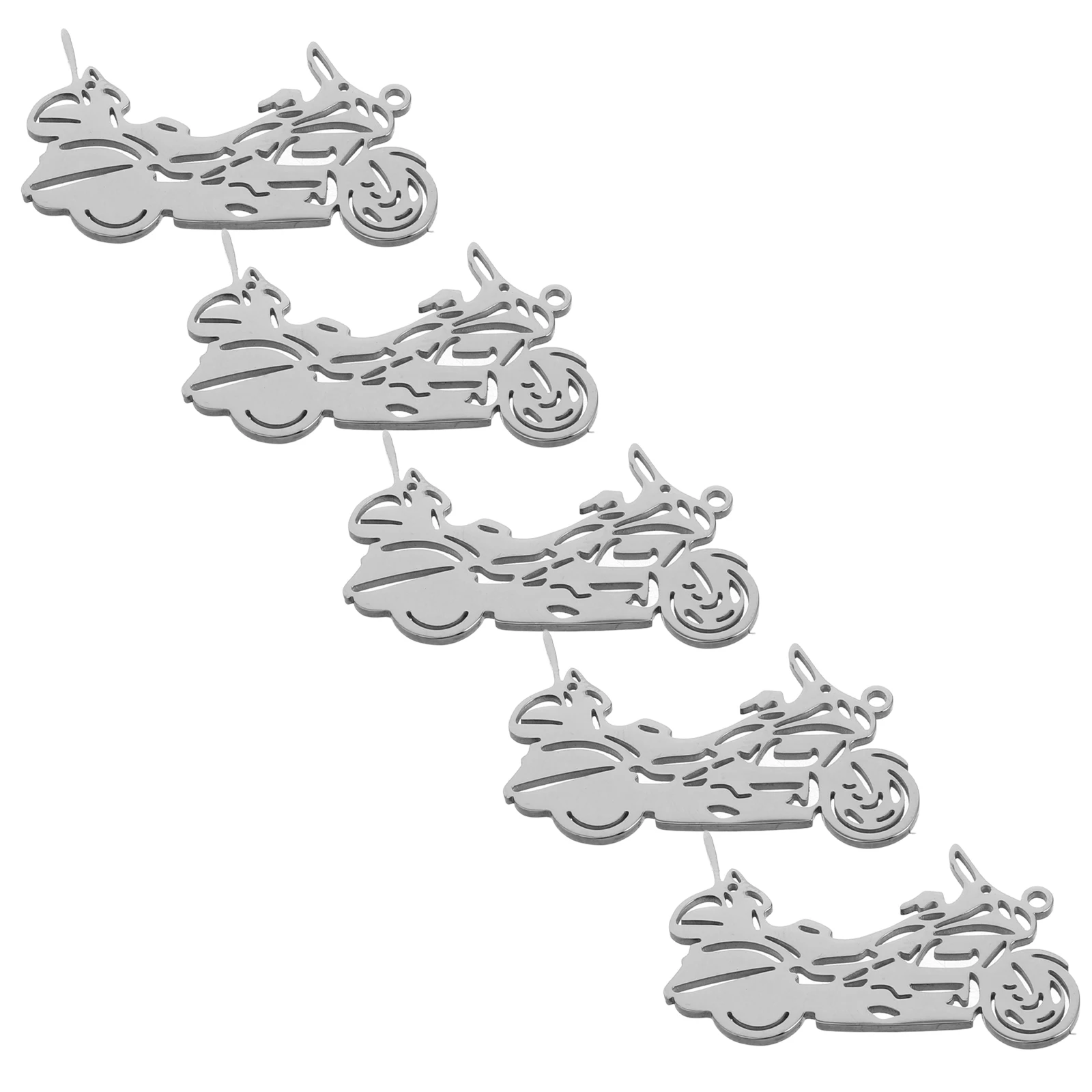 5 Pcs Stainless Steel Motorcycle Pendant Diy Craft Pendants Double Sided Jewelry Charms Alloy for Crafts
5 Pcs Stainless Steel Motorcycle Pendant Diy Craft Pendants Double Sided Jewelry Charms Alloy for Crafts