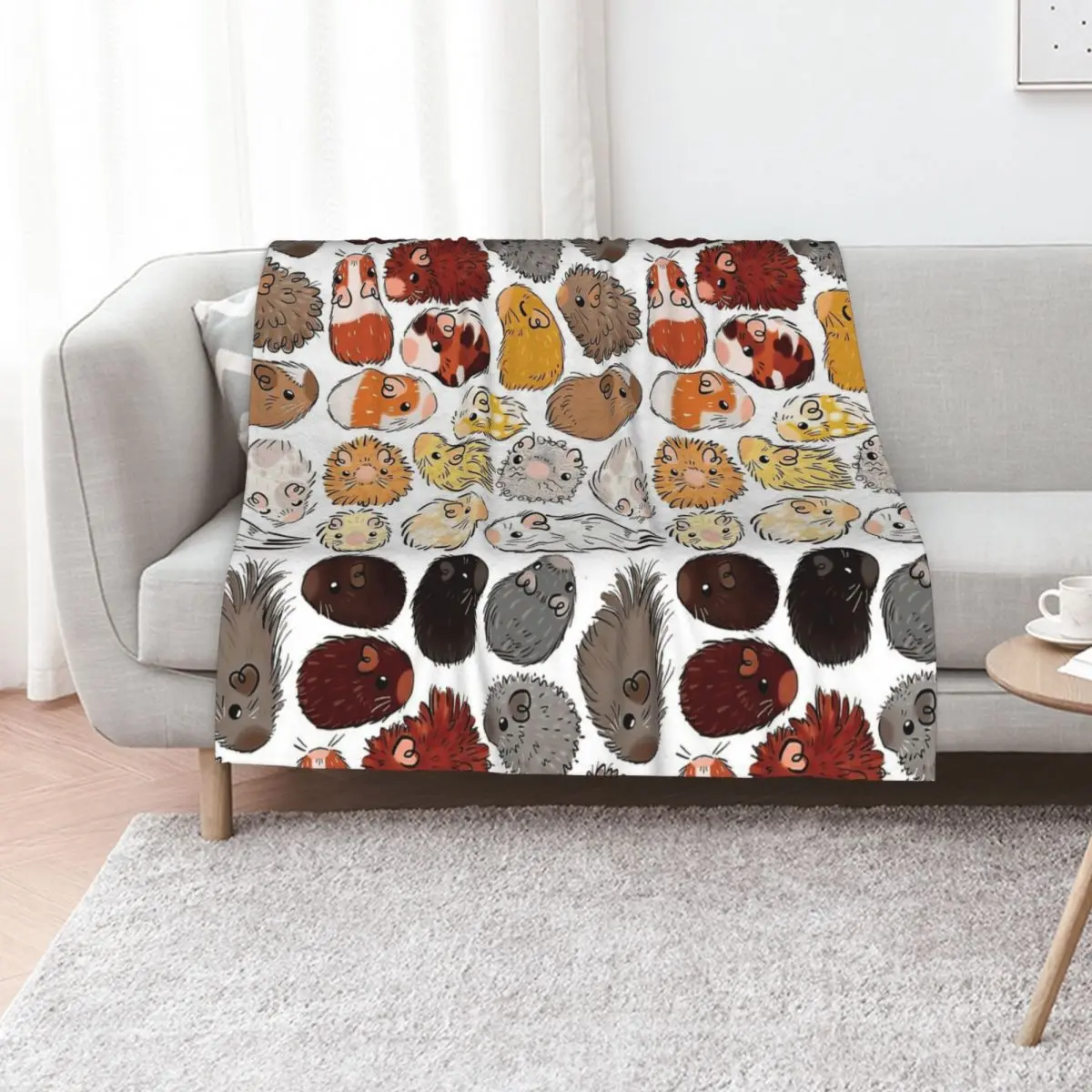 Cute Colorful Guinea Pigs Throw Blanket Plush Fuzzy Cozy Blanket for Couch Sofa
Cute Colorful Guinea Pigs Throw Blanket Plush Fuzzy Cozy Blanket for Couch Sofa