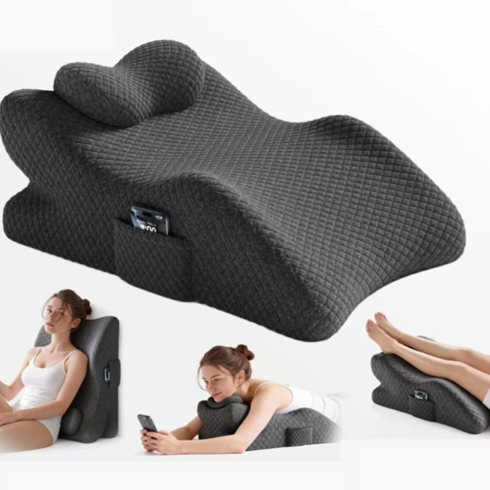 Multifunctional Ergonomic Lumbar Support Pillow for Bed for Bed Sofa and Office Backrest Provides Relief for Prolonged Sitting
Multifunctional Ergonomic Lumbar Support Pillow for Bed for Bed Sofa and Office Backrest Provides Relief for Prolonged Sitting