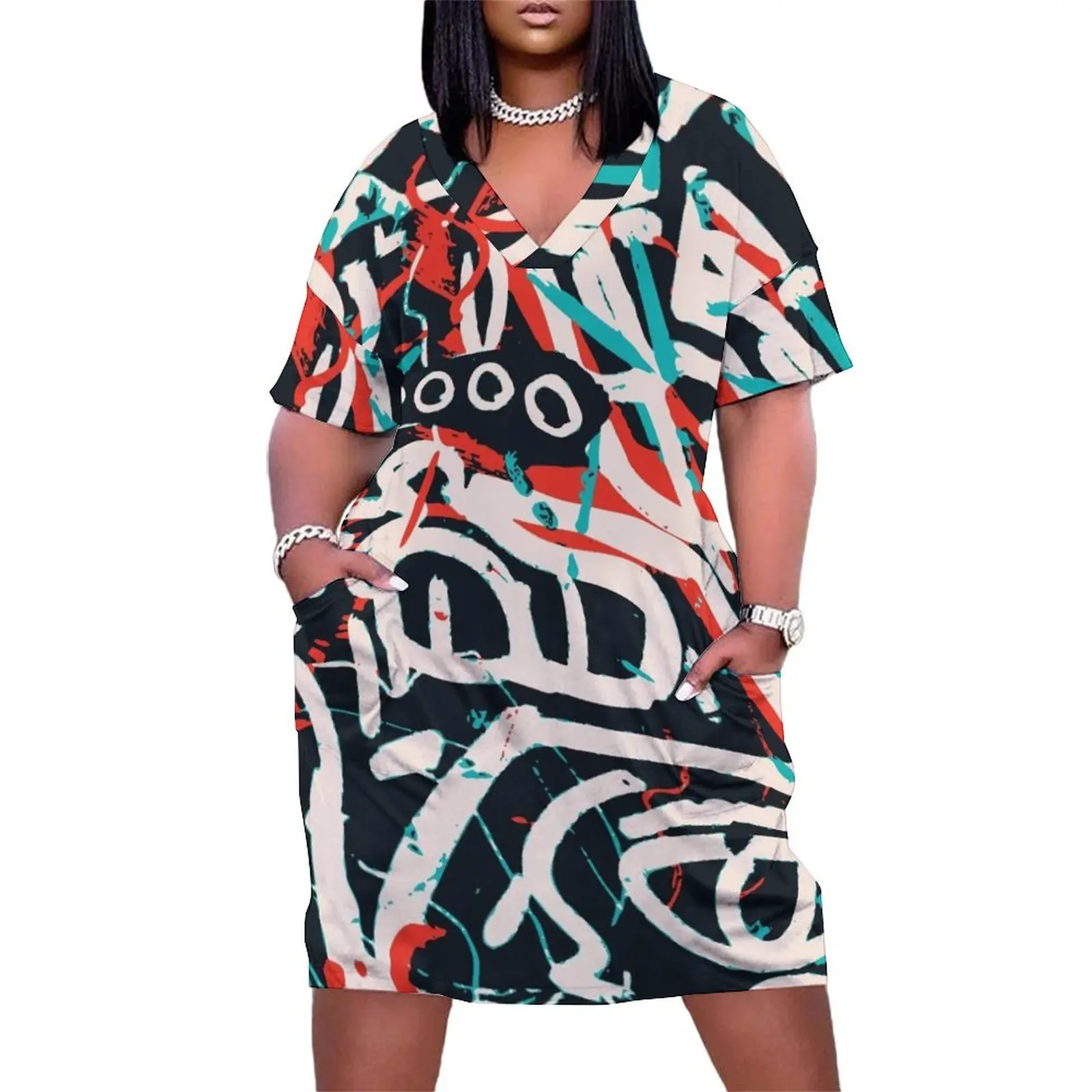 Street Art Graffiti Pattern Ink and Posca Loose Pocket Dress summer dress daily dress for woman dresses for official occasions
Street Art Graffiti Pattern Ink and Posca Loose Pocket Dress summer dress daily dress for woman dresses for official occasions