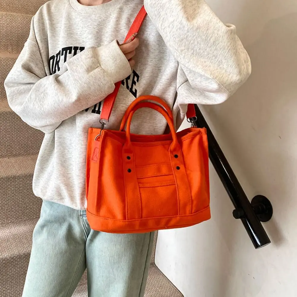 Multi-pocket Canvas Shoulder Bag Zipper Handbag Japanese Style Crossbody Bag Message Bag Stroge Bag Solid color Tote Bag
Multi-pocket Canvas Shoulder Bag Zipper Handbag Japanese Style Crossbody Bag Message Bag Stroge Bag Solid color Tote Bag