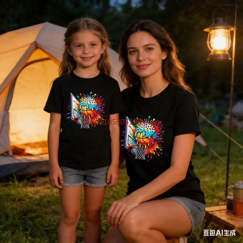 2026 Dessert Basketball Cartoon Pattern Children's T-shirt Printed Short-sleeved Pure Cotton Round Neck Parent-child Top
2026 Dessert Basketball Cartoon Pattern Children's T-shirt Printed Short-sleeved Pure Cotton Round Neck Parent-child Top