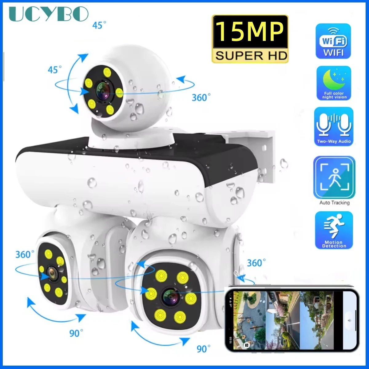 Умная Wi-Fi ip-камера безопасности 8K 15MP HD 5MP MINI PTZ уличная водонепроницаемая аудиосистема с автоматическим отслеживанием SD-карта камеры домашнего наблюдения
Умная Wi-Fi ip-камера безопасности 8K 15MP HD 5MP MINI PTZ уличная водонепроницаемая аудиосистема с автоматическим отслеживанием SD-карта камеры домашнего наблюдения