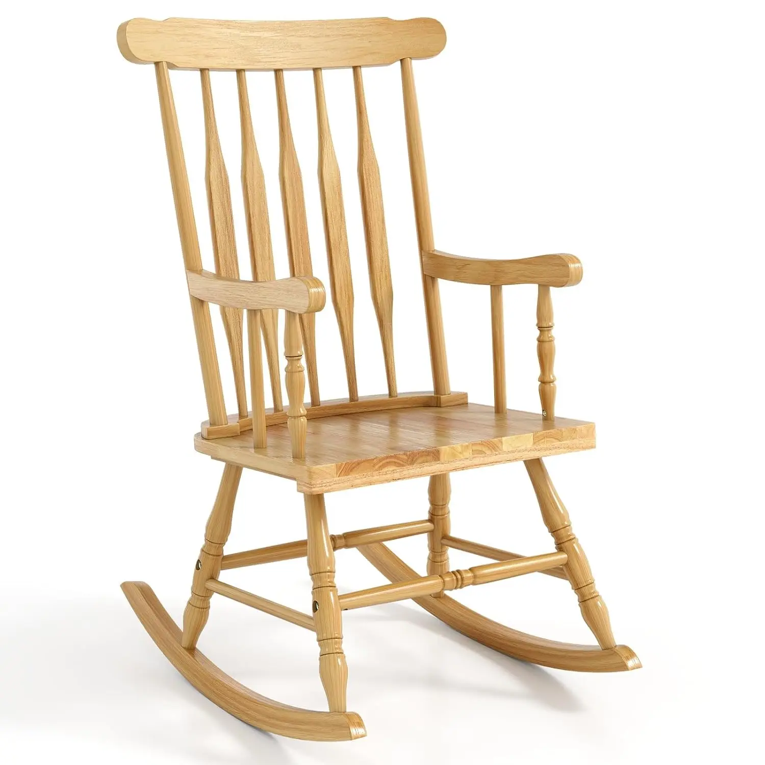 Solid Wood Rocking Chair Outdoor Porch Garden Backyard Balcony Natural Frame 1pc, Customized
Solid Wood Rocking Chair Outdoor Porch Garden Backyard Balcony Natural Frame 1pc, Customized